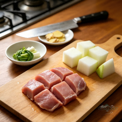 Winter Melon Stew with Skinless Duck Breast