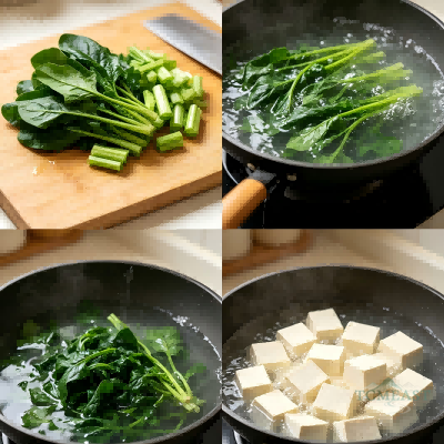 Spinach & Tofu Stew