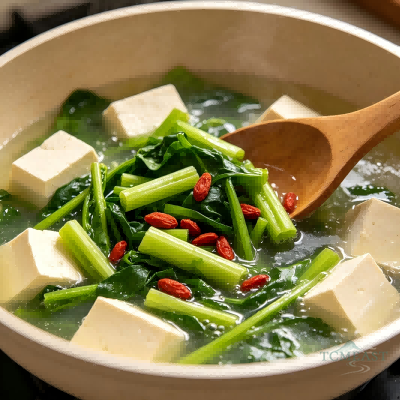 Spinach & Tofu Stew