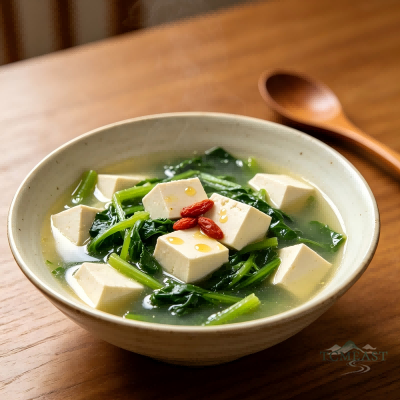 Spinach & Tofu Stew