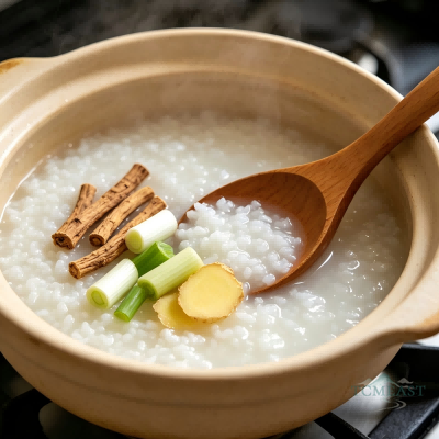 Fangfeng (Saposhnikovia) & Scallion Congee