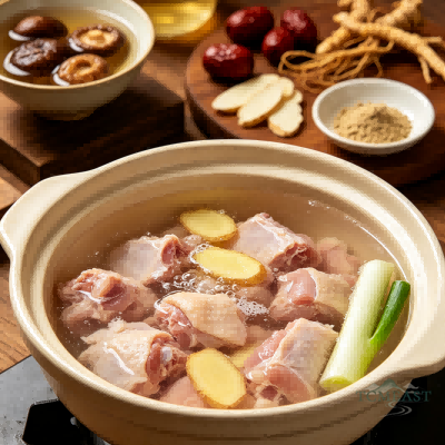 Panax Notoginseng (Sanqi) & Shiitake Mushroom Chicken Soup