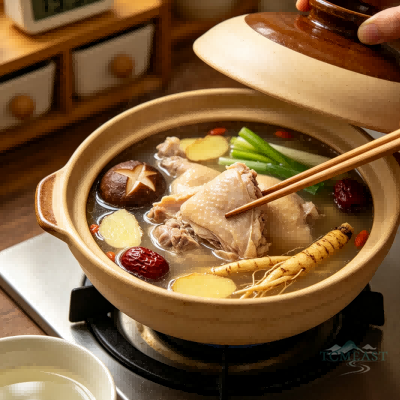 Panax Notoginseng (Sanqi) & Shiitake Mushroom Chicken Soup