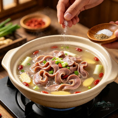 Goji Berry & Pig Kidney Soup (Gouqi Yaosui Tang)