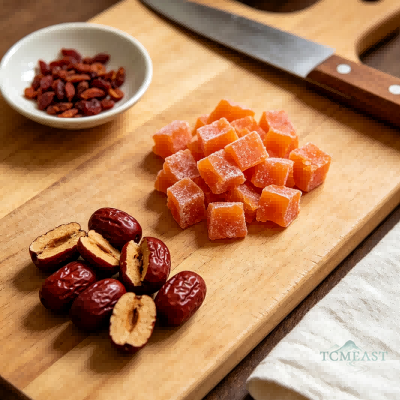 Jujube & Persimmon Cake (Zao Shi Bing)