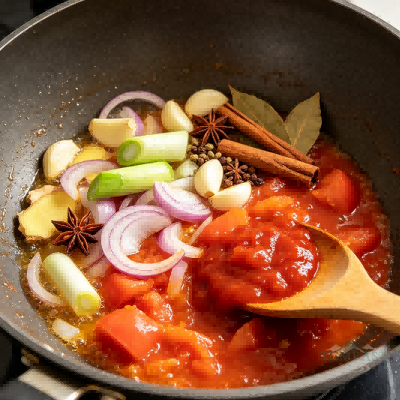 Tomato Beef Brisket Stew (Fānqié Niú Nǎn)