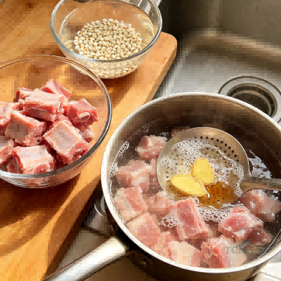 Winter Melon, Coix Seed & Pork Rib Soup