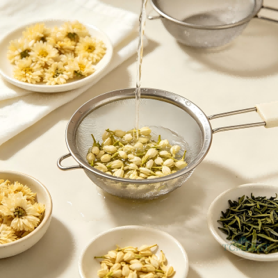 Chrysanthemum & Sophora Flower Tea (Ju Huai Cha / Ju Huai Lü Cha Yin)