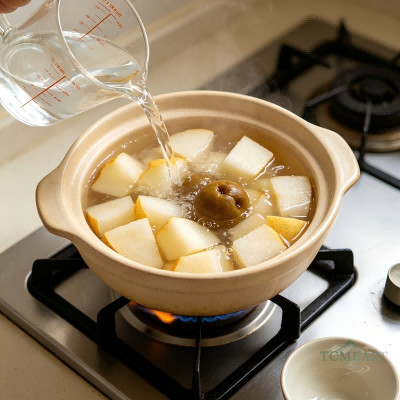 Luo Han Guo & Pear Soup (Luohan Xueli Tang)