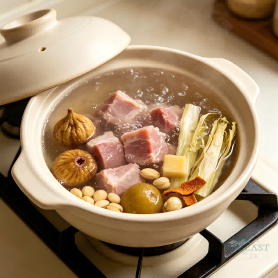 Dried Fig & Lean Pork Soup (Fig Lean Meat Soup)