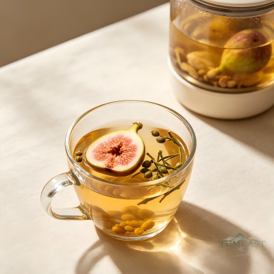 Dried Fig & Forsythia Tea (Wuhuaguo Lianqiao Cha)