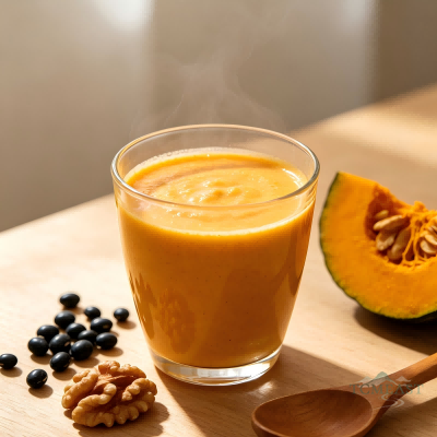 Pumpkin, Walnut & Black Soybean Milk