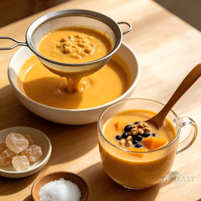 Pumpkin, Walnut & Black Soybean Milk