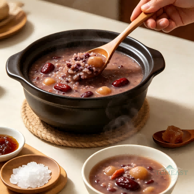 Purple Rice & Red Bean Congee