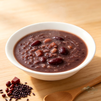 Purple Rice & Red Bean Congee