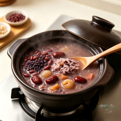 Purple Rice & Red Bean Congee