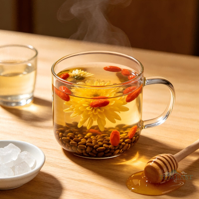Chrysanthemum & Cassia Seed Tea (Ju Hua Jue Ming Zi Cha)