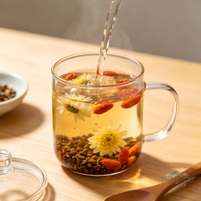 Chrysanthemum & Cassia Seed Tea (Ju Hua Jue Ming Zi Cha)