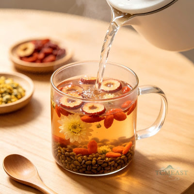 Chrysanthemum, Hawthorn & Cassia Seed Tea (Ju Zha Jue Ming Yin)