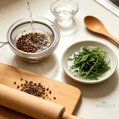 Gynostemma & Cassia Seed Tea (Jiaogulan Juemingzi Cha)