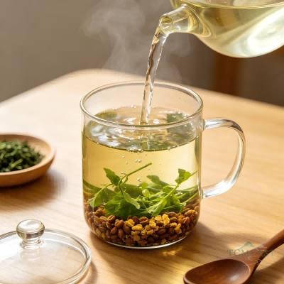 Gynostemma & Cassia Seed Tea (Jiaogulan Juemingzi Cha)