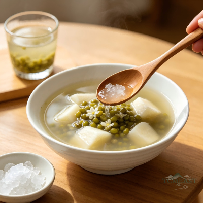 Mung Bean & Chinese Yam Soup (Lüdou Shanyao Tang)