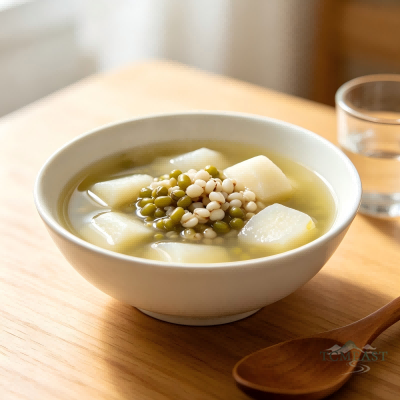 Mung Bean, Coix Seed & Chinese Yam Soup