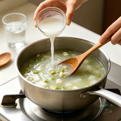 Lily Bulb, Mung Bean & Chinese Yam Thick Soup