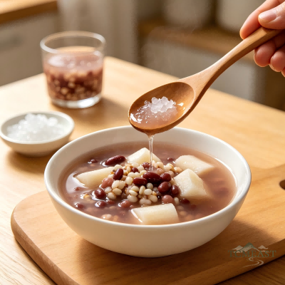 Red Adzuki Bean, Coix Seed & Chinese Yam Soup