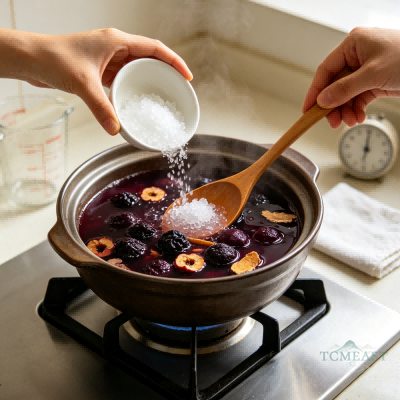 Rock Sugar & Smoked Plum Drink (Bingtang Wumei Tang)