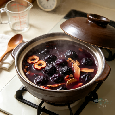 Rock Sugar & Smoked Plum Drink (Bingtang Wumei Tang)